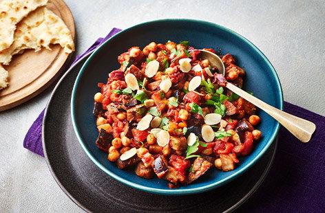 Image of "Chickpea and aubergine stew"