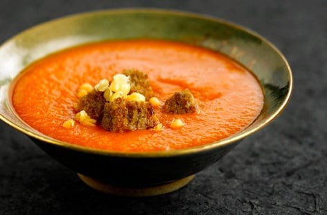 Image of "Lentil and tomato soup with garam masala"