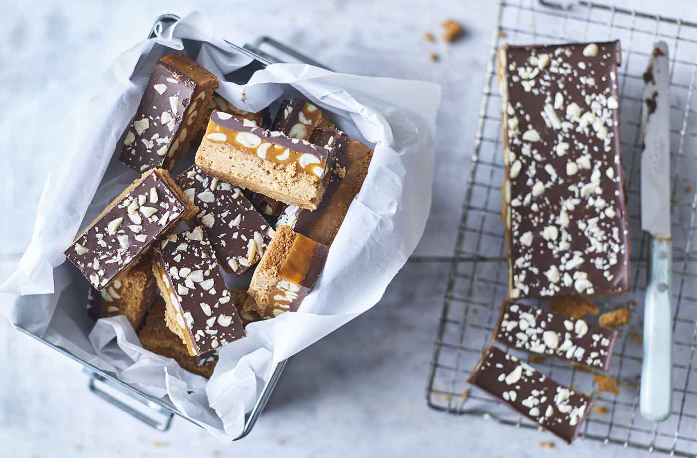 Homemade chocolate bar