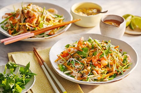 Image of "Summer roll noodle salad"