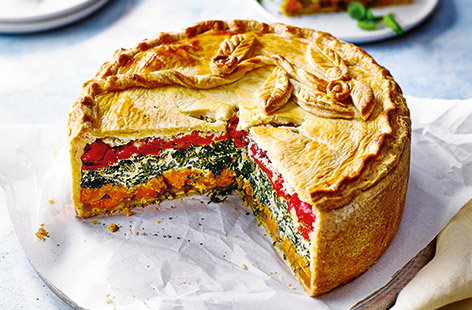 Image of "Rainbow picnic pie"