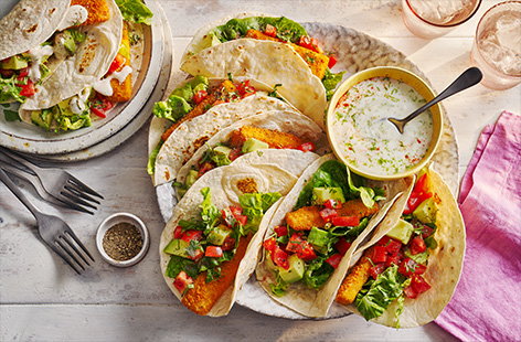 Image of "Cheat's Baja fish tacos"