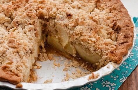 Image of "Apple crumble pie"