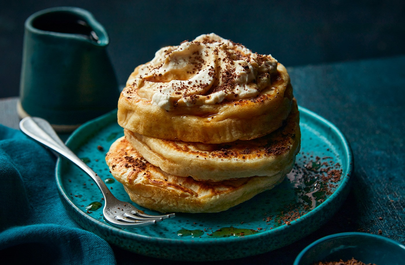 Espresso martini pancakes