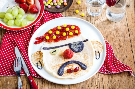 Image of "Pirate pancake face"