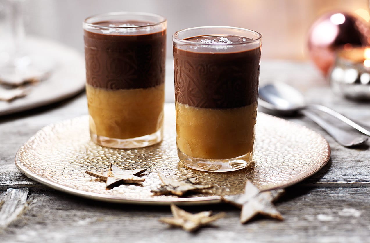 Salted caramel pots