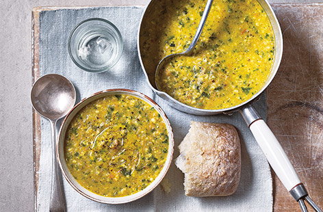 Image of "Veg and grains soup"