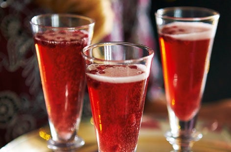 Image of "Pomegranate bellinis"