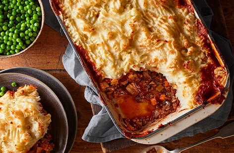 Image of "Cajun-spiced vegan cottage pie "