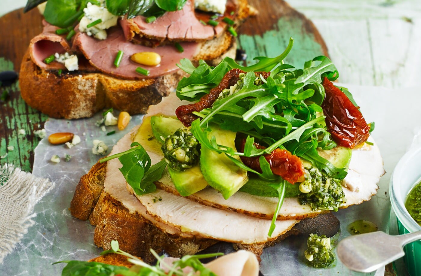 Turkey and avocado sandwich