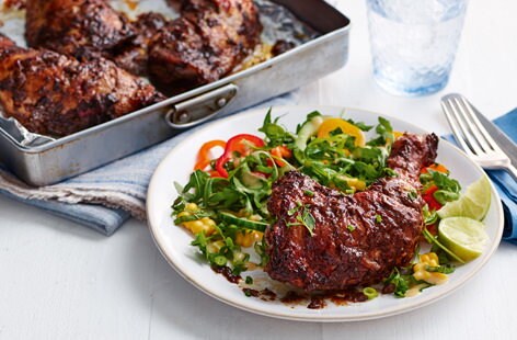 Image of "Birdie's 'everybody welcome' jerk chicken"