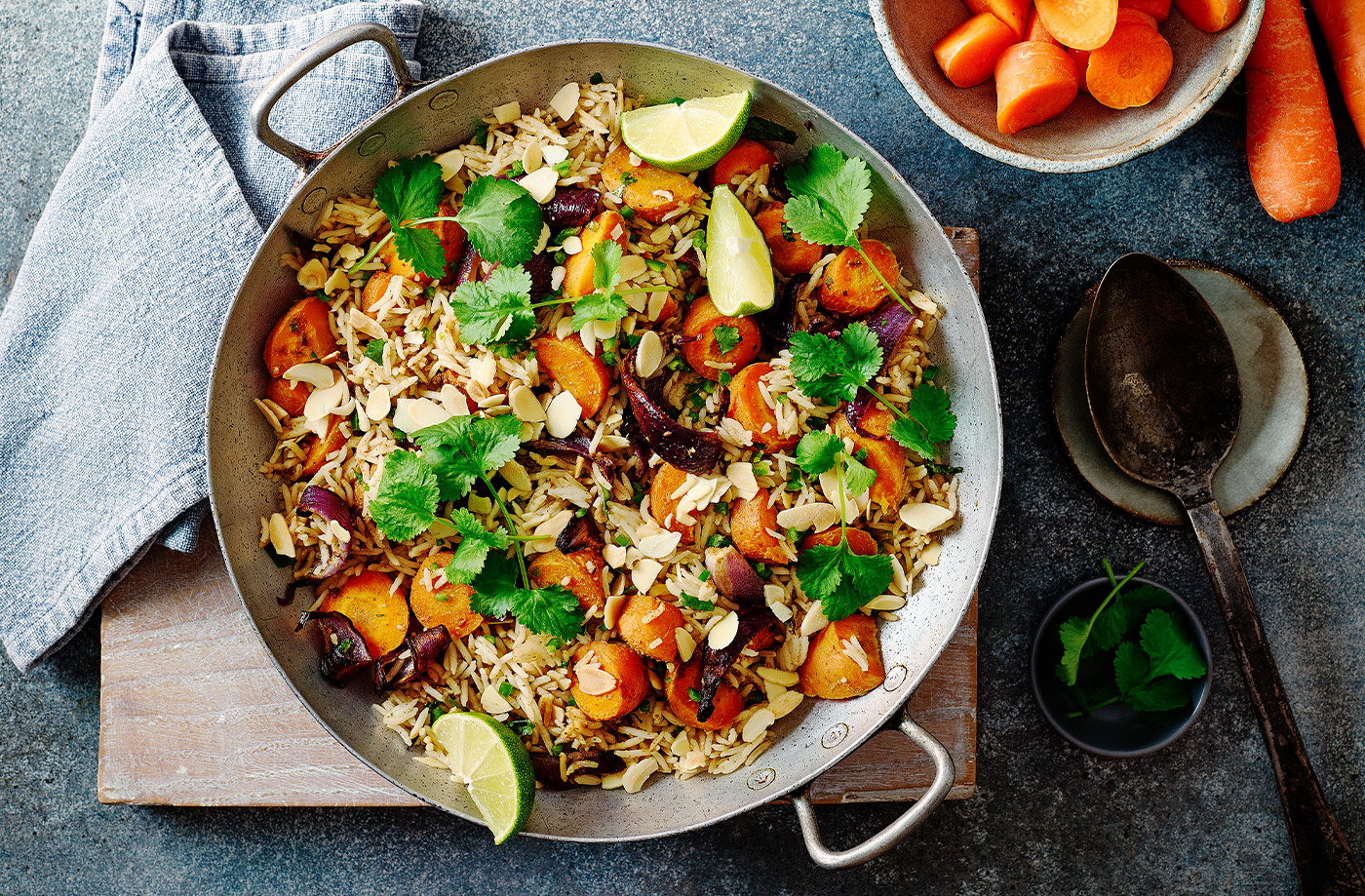 Carrot pilaf