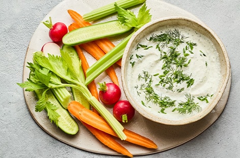 Image of "Whipped cottage cheese ranch dip"