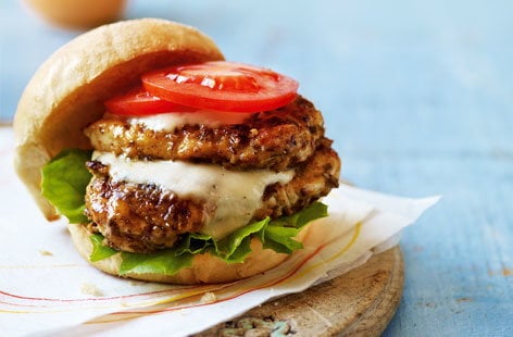 Image of "Spiced turkey burger"