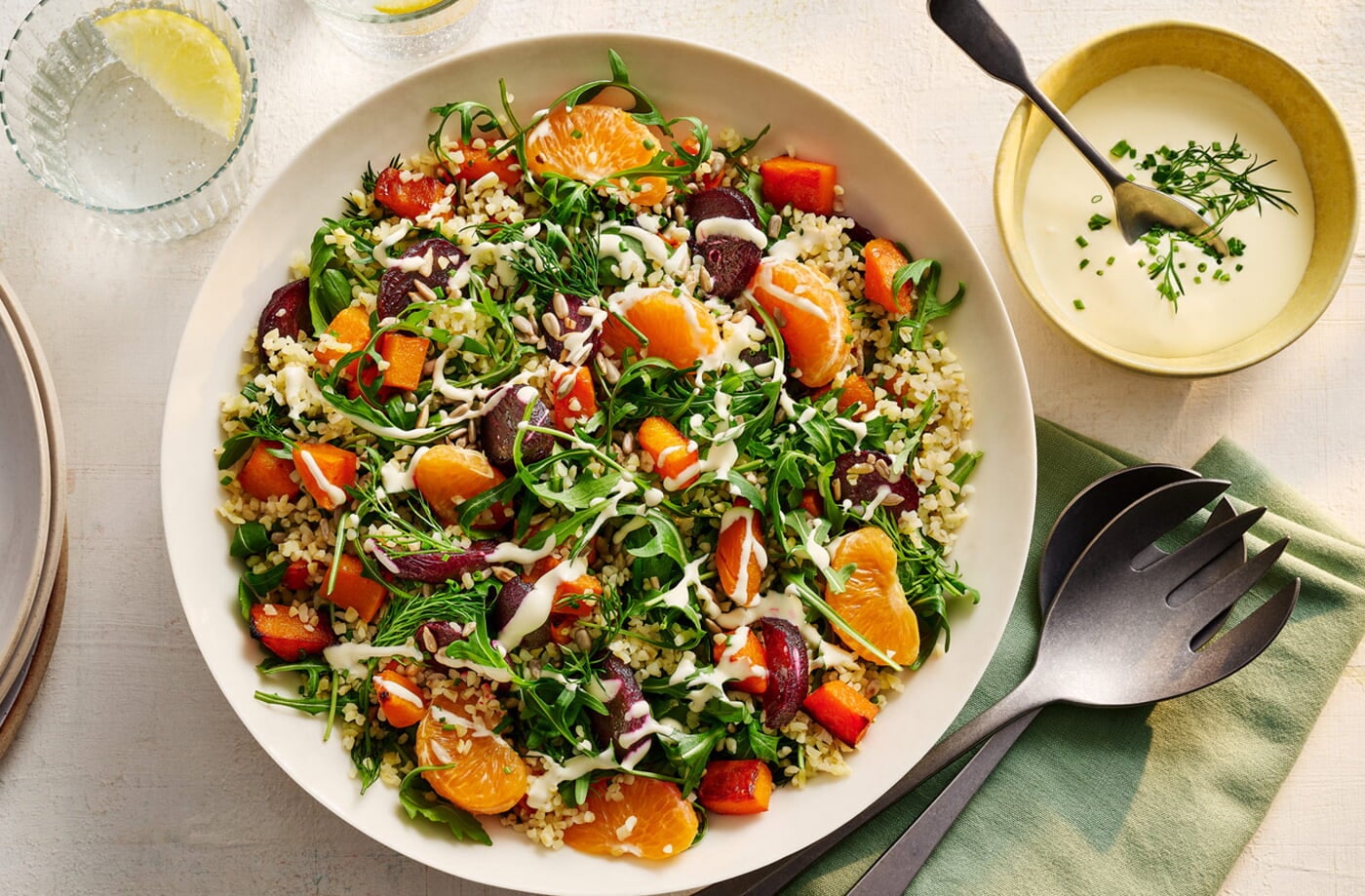 Lucy Parker's squash, beetroot and clementine salad