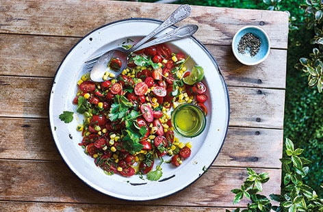 Image of "Tomato and corn salad"