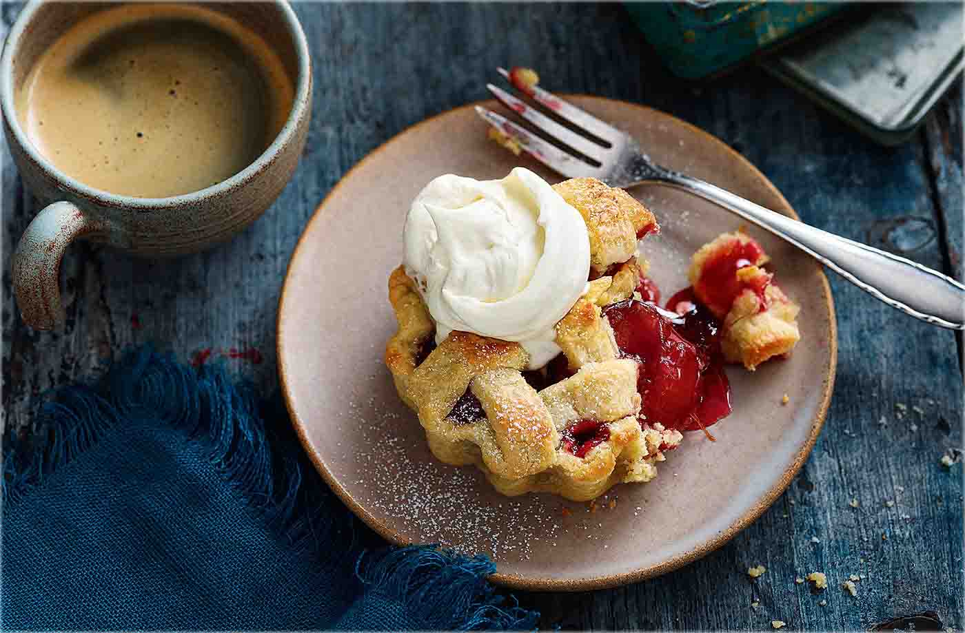Image of "Plum and cardamom tarts"