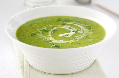 Image of "Green pea and mint soup"