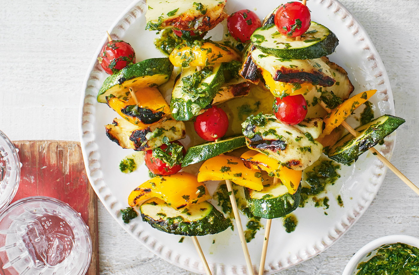 Veggie kebabs