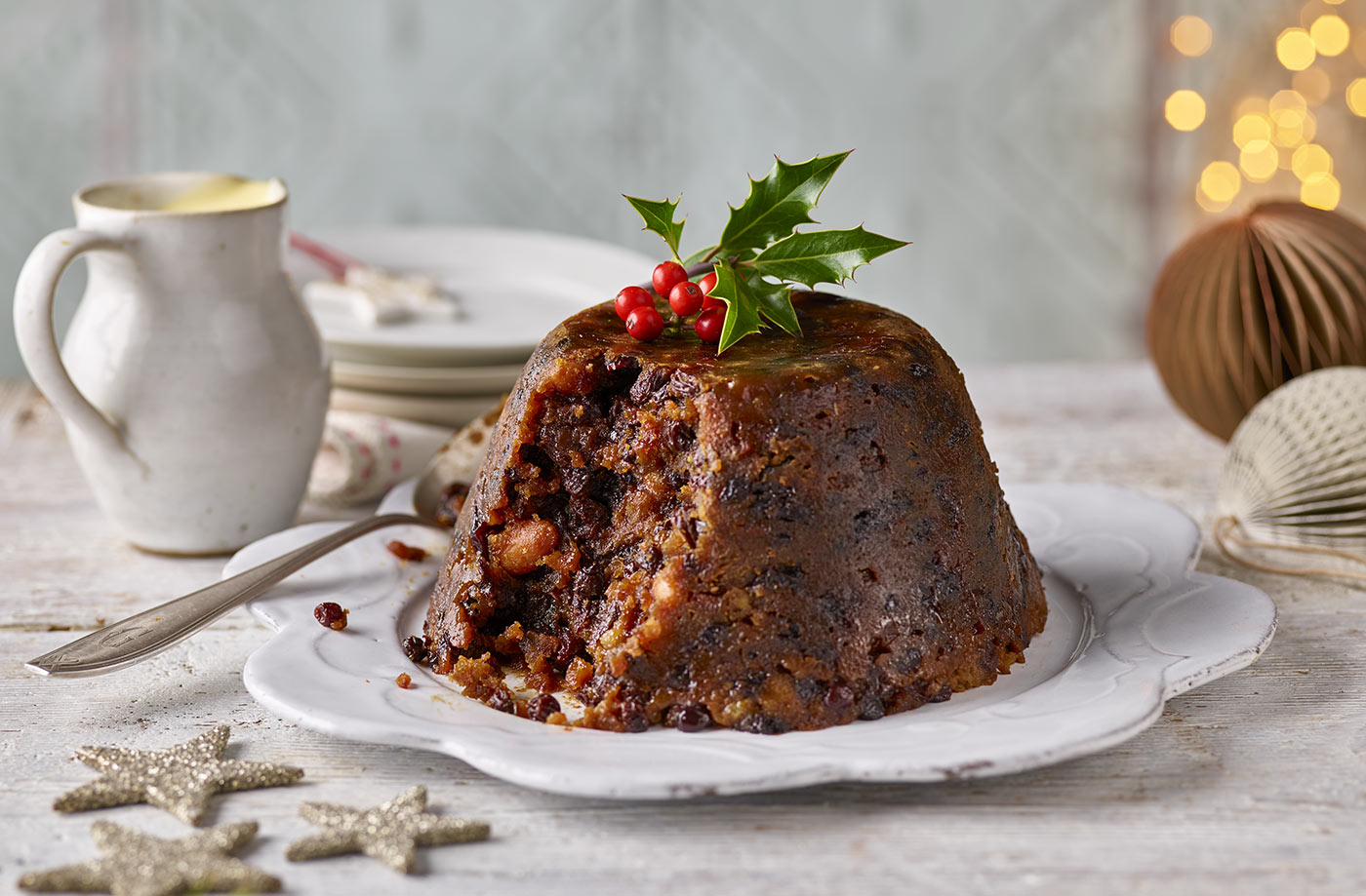 Traditional Christmas pudding
