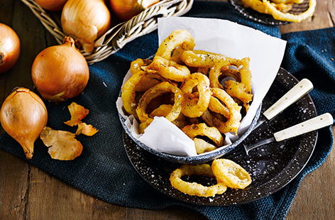 Image of "Beer-battered onion rings "
