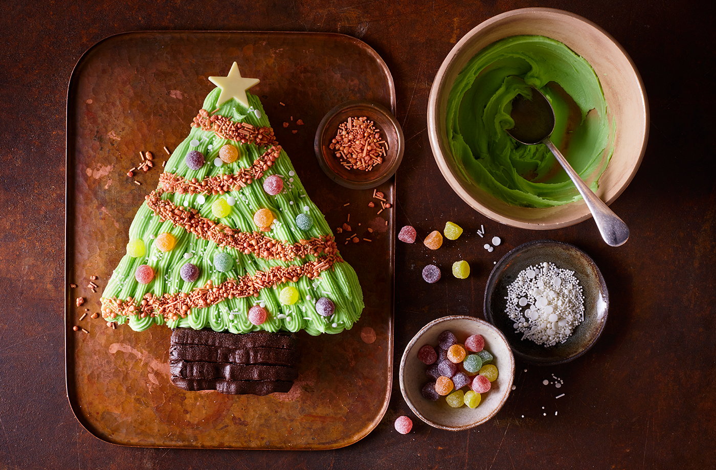 Cupcake Christmas tree
