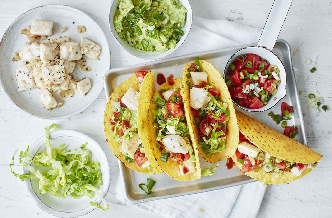 Quick fish tacos