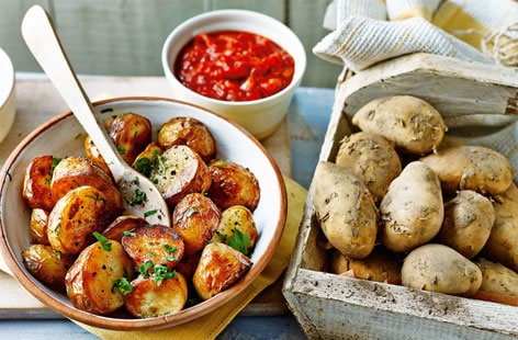 Image of "Jersey Royal patatas bravas"