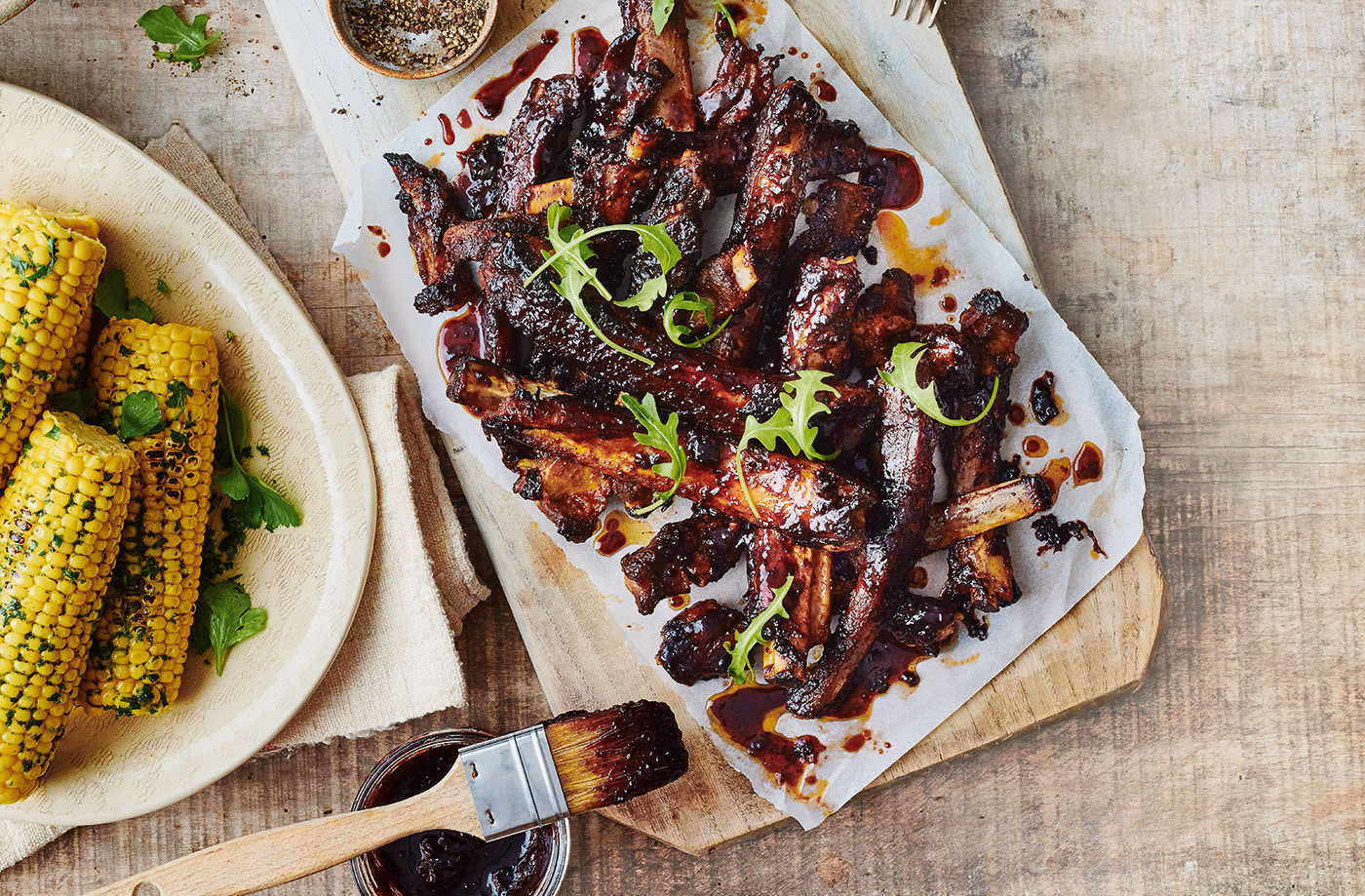 Sticky spiced ribs