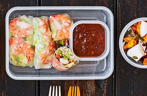 Image of "Prawn summer rolls"