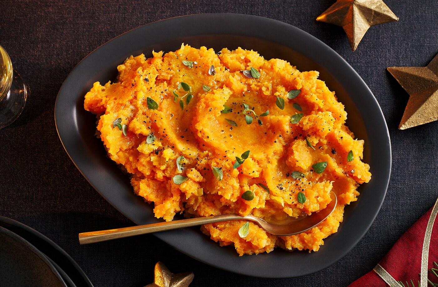 Miso swede and carrot mash