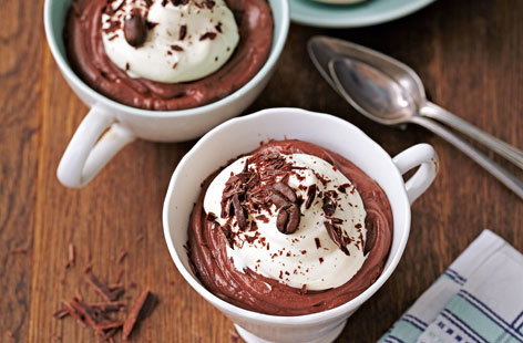 Image of "Chocolate and coffee cream pots"