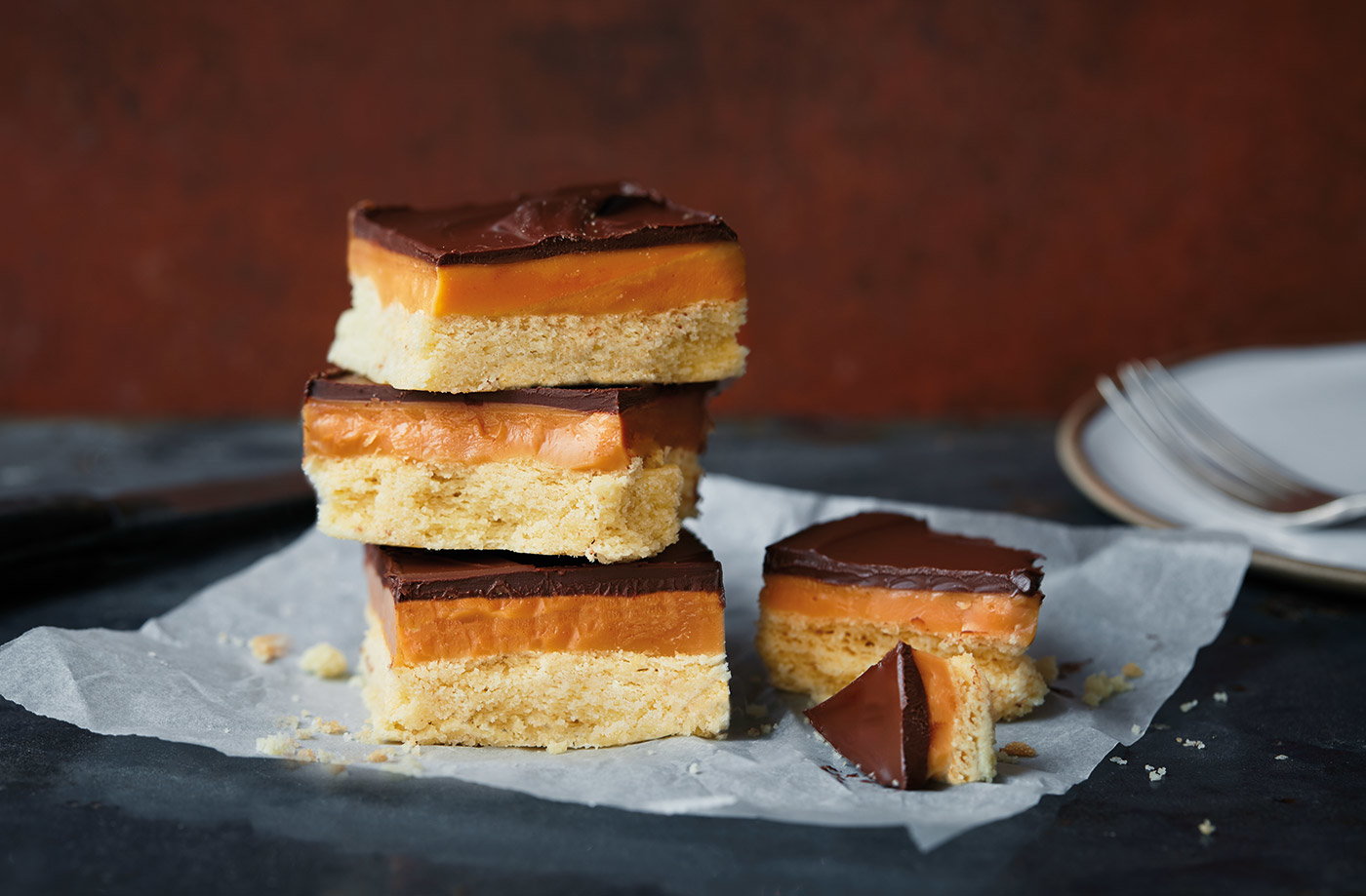 Salted caramel millionaire's shortbread