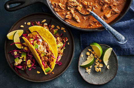 Image of "Chicken mole tacos"