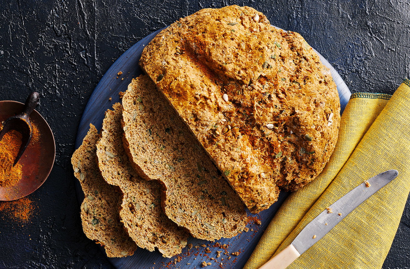 Ras el hanout seeded soda bread