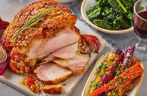 Image of "Roast pork loin with perfect crackling"