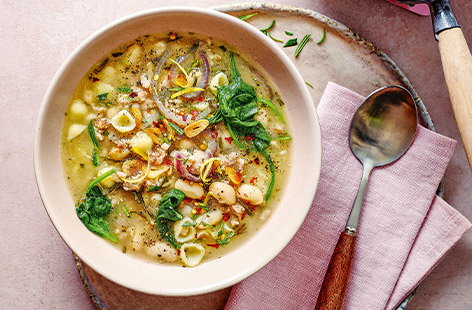Image of "Rosemary and sausage soup"