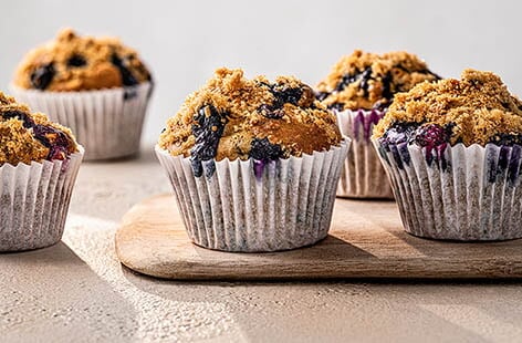 Image of "Blueberry bran muffins"
