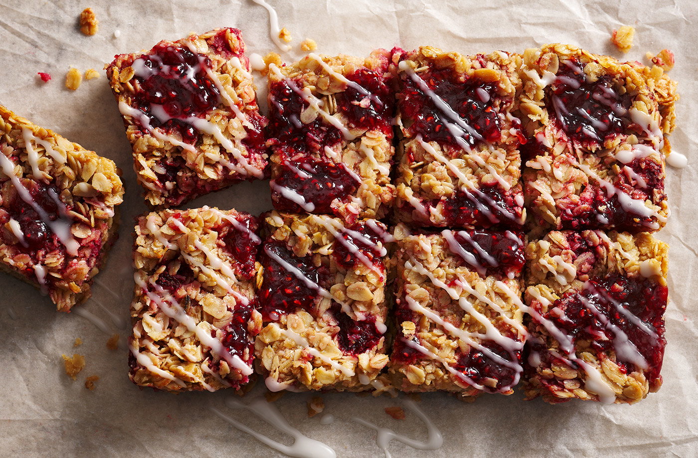 Cranachan flapjacks