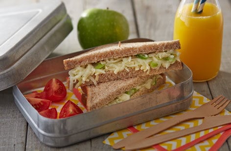 Image of "Cheese and apple slaw sandwiches"