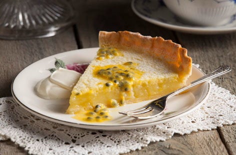 Image of "Lemon and passionfruit tart"