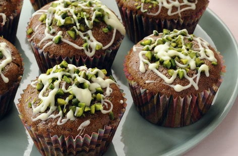 Image of "Cupcakes with pistachio topping"