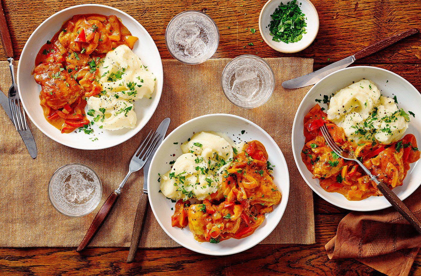 Chicken paprikash