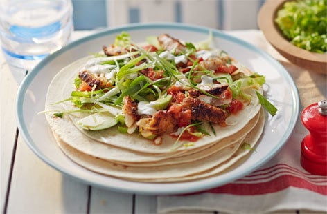 Image of "Cajun-spiced fish tacos"