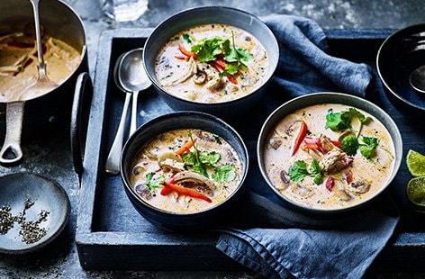 Image of "Coconut chicken soup"