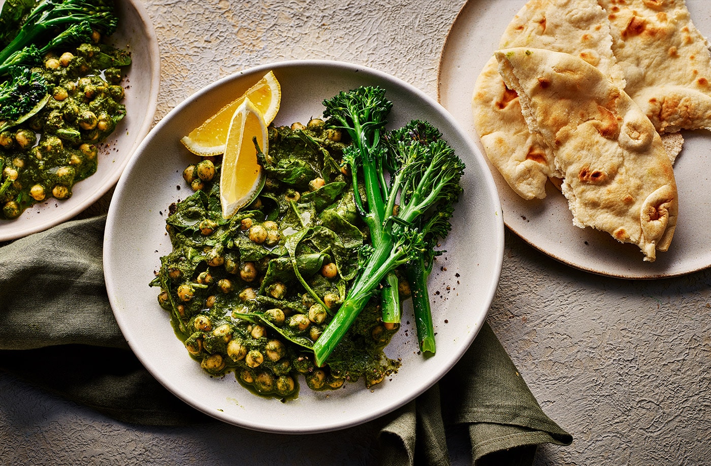 Chickpea saag
