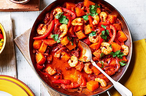 Image of "Mexican-style prawns"