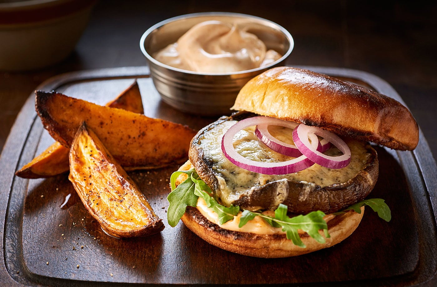 Mushroom burger