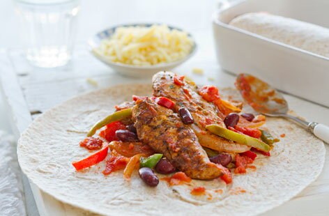 Image of "Healthy living enchiladas"
