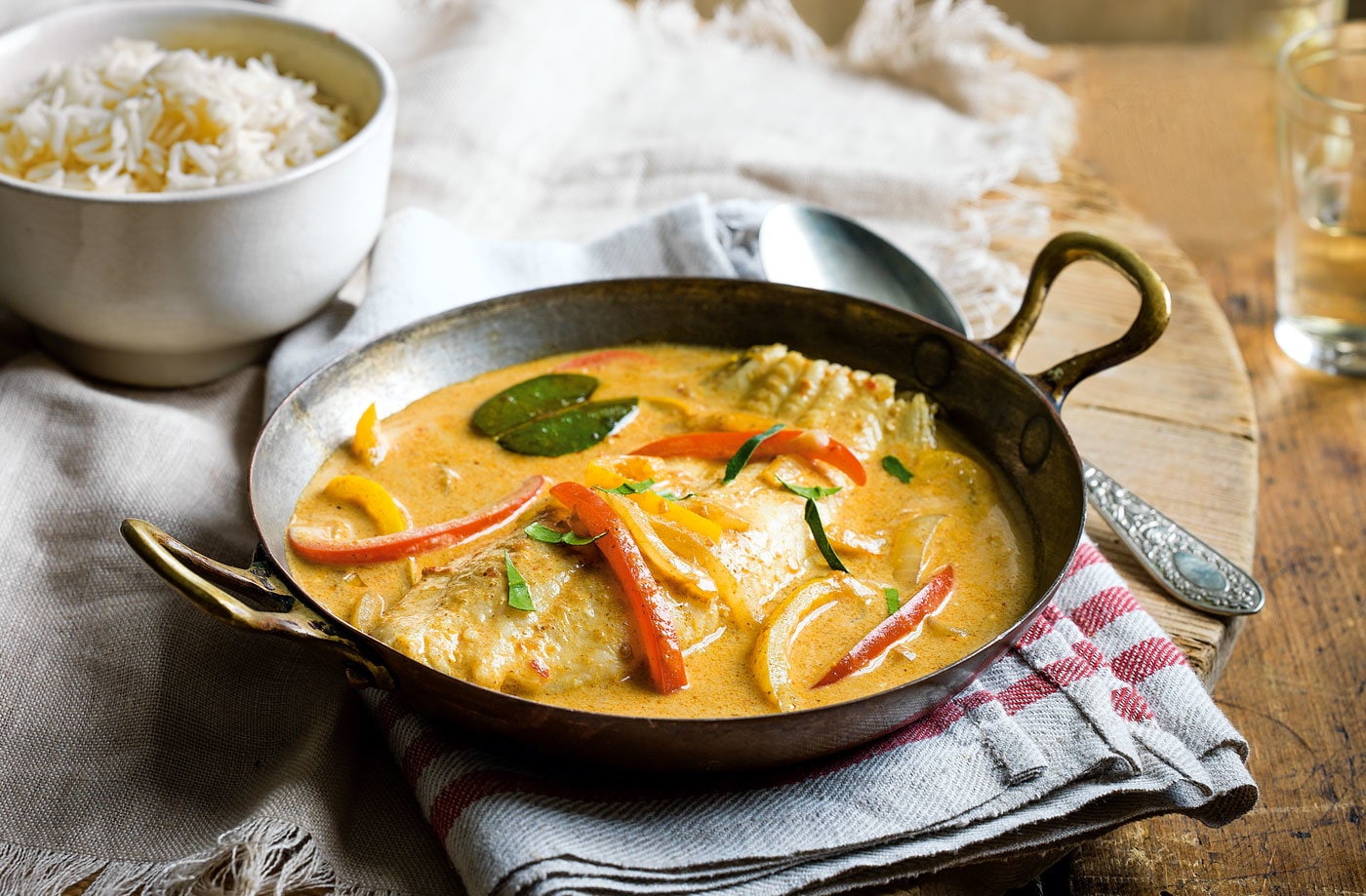 Rendang fish curry